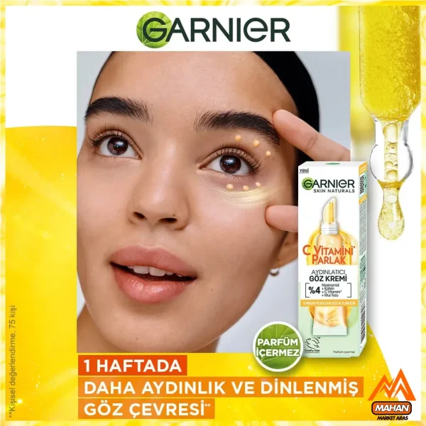 کرم دور چشم ویتامین سی گارنیر Garnier حجم 15 میل - Image 6