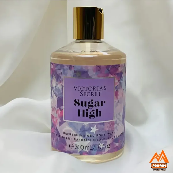 شامپو بدن ویکتوریا سکرت VICTORIA'S SECRET مدل SUGAR HIGH Gel حجم 300 میل Victoria's Secret Body Wash SUGAR HIGH Gel 300ml - Image 3