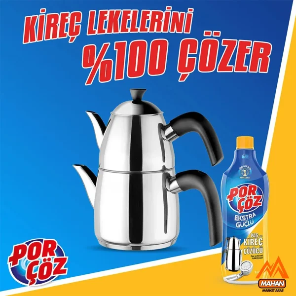 پاک کننده رسوبات آهکی و زنگ زدگی پورچوز Porçöz حجم 1000 میل - Image 2