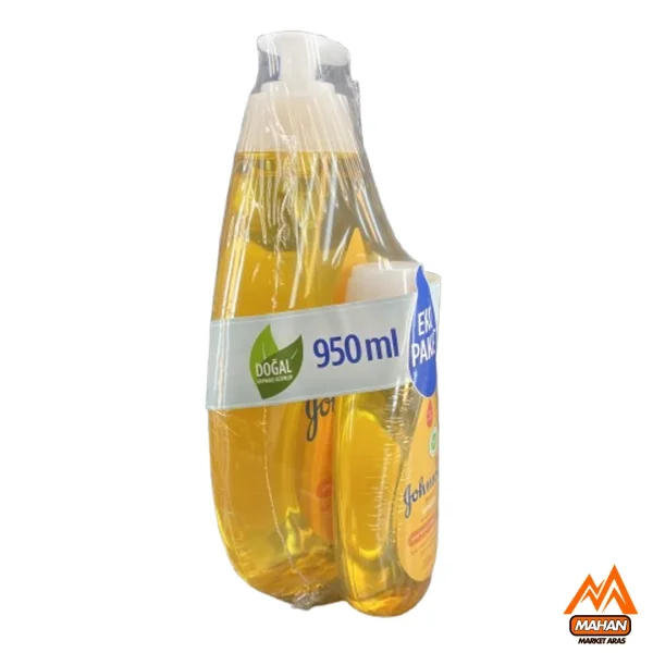 شامپو بچه روزانه جانسون Johnson حجم 750 میل و 200 میل Johnson's Baby Bebek Şampuanı 750ml+200ml - Image 3