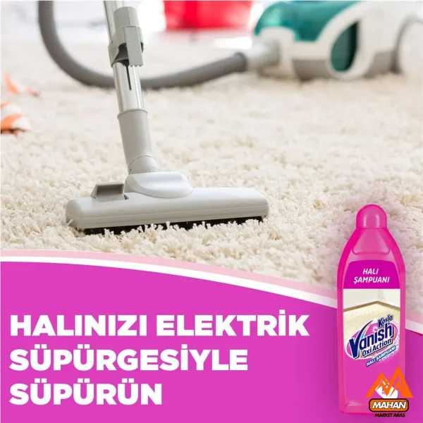 شامپو فرش ونیش Vanish مدل Kosla Oxi Action مناسب مصرف ماشینی حجم 850 میل Vanish Kosla Oxi Action Halı Şampuanı Makinede 850ml - Image 3