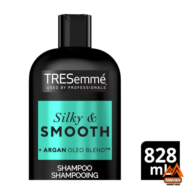 شامپو صاف و ابریشمی کننده و ضد وز مو ترزمه TRESEMME حجم 828 میل Silky & SmoothTRESEMME Shampoo 828 ml for Frizzy Hair - Image 3