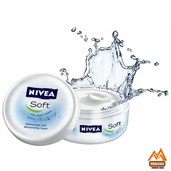 کرم نرم کننده و مرطوب کننده دست، بدن و صورت سافت نیوا nivea حجم 300 میل - Image 3