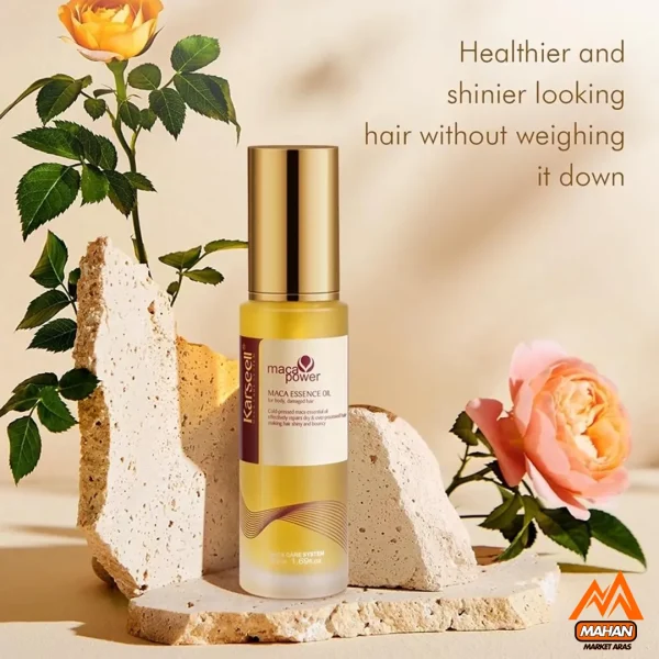 سرم مو آرگان و ماکادمیا کارسل KARSEELL حجم 50 میل karseell maca power argan oil 50ml - Image 4