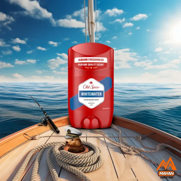 استیک دئودورانت مردانه 48 ساعته اولد اسپایس Old Spice مدل Whitewater حجم 50 میل - Image 4