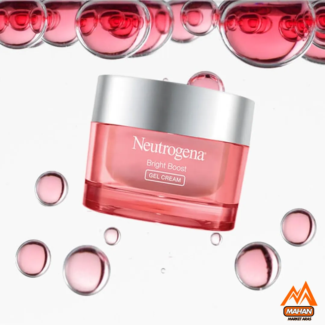 ژل کرم آبرسان ضد چروک و ضد لک برایت بوست نوتروژینا Neutrogena انواع پوست حجم 50 میل - Image 4