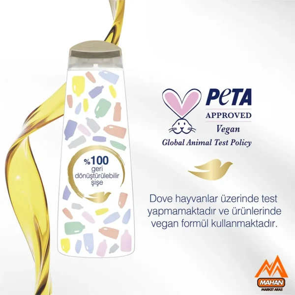 شامپو ضد ریزش مو داو DOVE حاوی عصاره آووکادو حجم 400 میل Dove Avokado Anti-Hairfall Şampuan 400 ml - Image 7