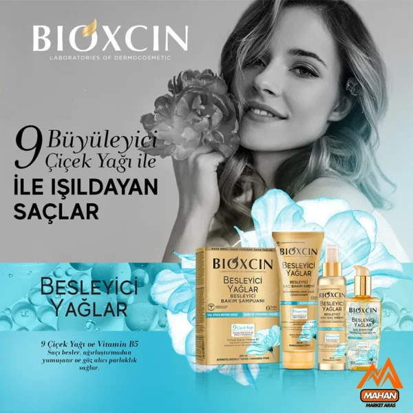 شامپو بدون سولفات و ضد ریزش بیوکسین Bioxcin حاوی ۹ روغن مغذی مناسب موهای خشک و آسیب دیده حجم 300 میل - Image 6