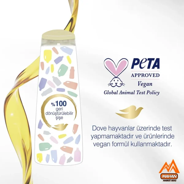 شامپو ترمیم کننده موهای آسیب دیده داو DOVE حجم 400 میل Dove Intensive Repair Shampoo 400 ml - Image 3