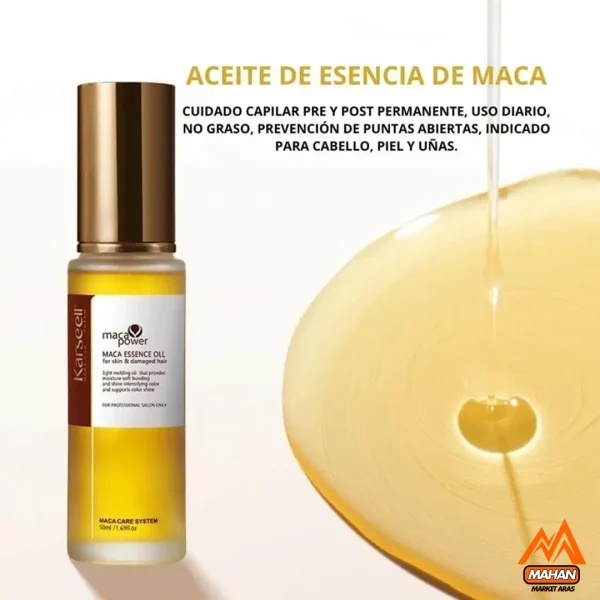 سرم مو آرگان و ماکادمیا کارسل KARSEELL حجم 50 میل karseell maca power argan oil 50ml - Image 8