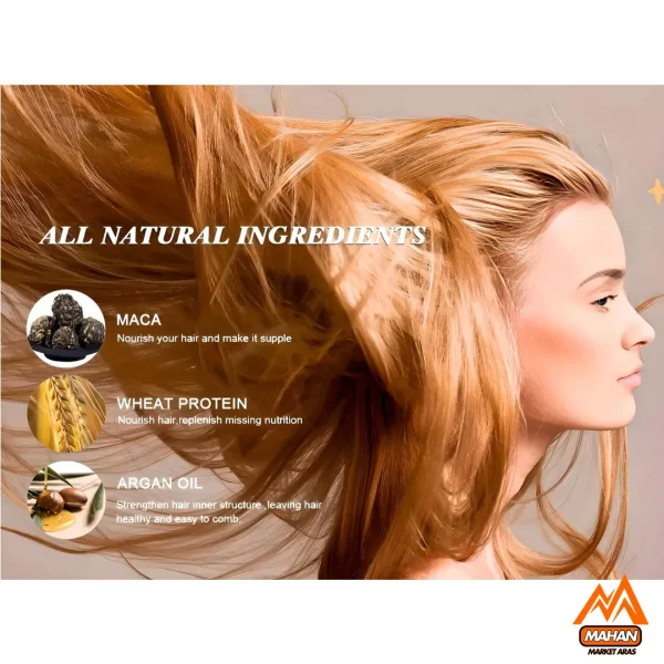 ماسک موی کلاژن کارسل KARSEELL مناسب موهای آسیب دیده و خشک حجم 500 میل Karseell Collagen Hair Mask For Dry Damaged Hair 500ml - Image 5
