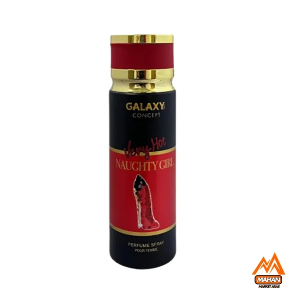 اسپری ضدتعرق زنانه گلکسی Galaxy مدل Hot Naughty Girl حجم 200 میل