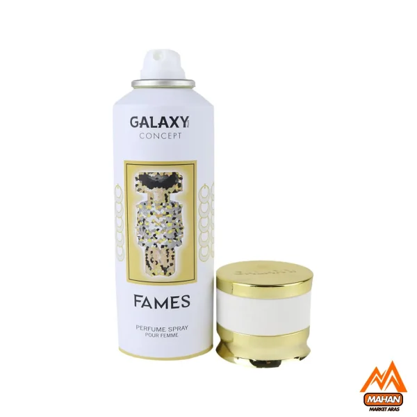 اسپری ضدتعرق زنانه گلکسی Galaxy مدل Fames حجم 200 میل