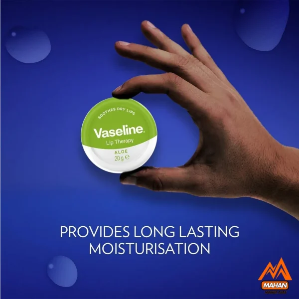 بالم لب وازلین Vaseline Lip Therapy مدل Aloe حجم 20 گرم - Image 3