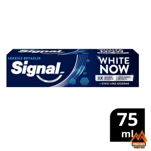 خمیر دندان سفید کننده سیگنال Signal مدل White Now 3X PureWhitening  حجم 75 میل