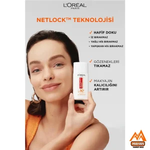 کرم ضد آفتاب و ضد لک و روشن کننده حاوی ویتامین سی لورال L’oreal مدل Revitalift Clinical با SPF50 حجم 50 میل
