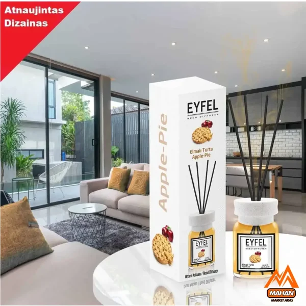 خوشبوکننده هوا ایفل EYFEL با رایحه پای سیب حجم ۱۲۰ میل - Image 3