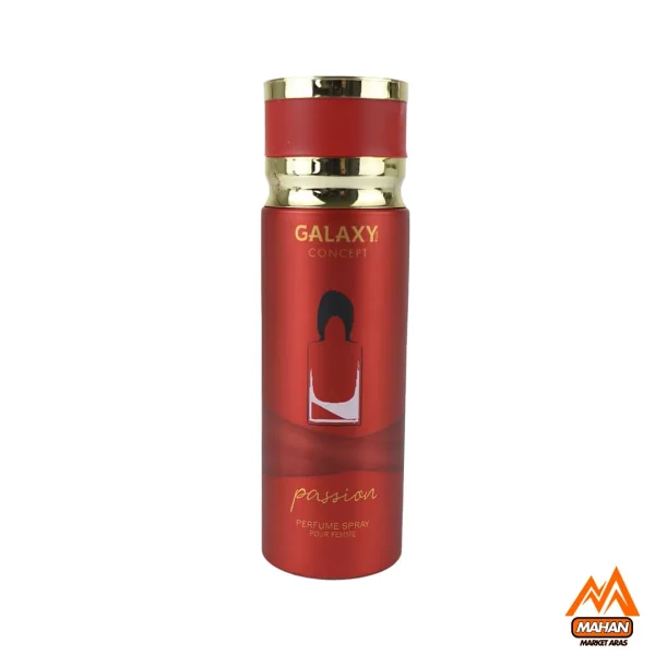 اسپری ضدتعرق زنانه گلکسی Galaxy مدل Passion حجم 200 میل - Image 2