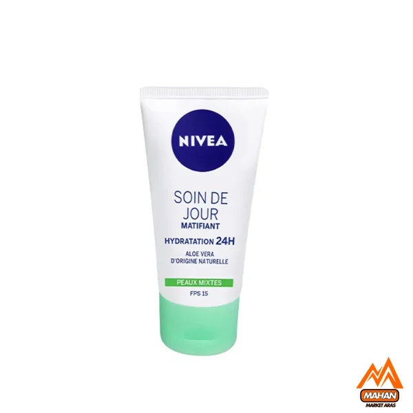 کرم روز آبرسان 24 ساعته نیوا Nivea مدل Soin de Jour با SPF15 حجم 50 میل - Image 3