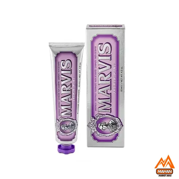 خمیر دندان یاس و نعناع مارویس MARVIS مدل Jasmin Mint حجم 85 میل - Image 4
