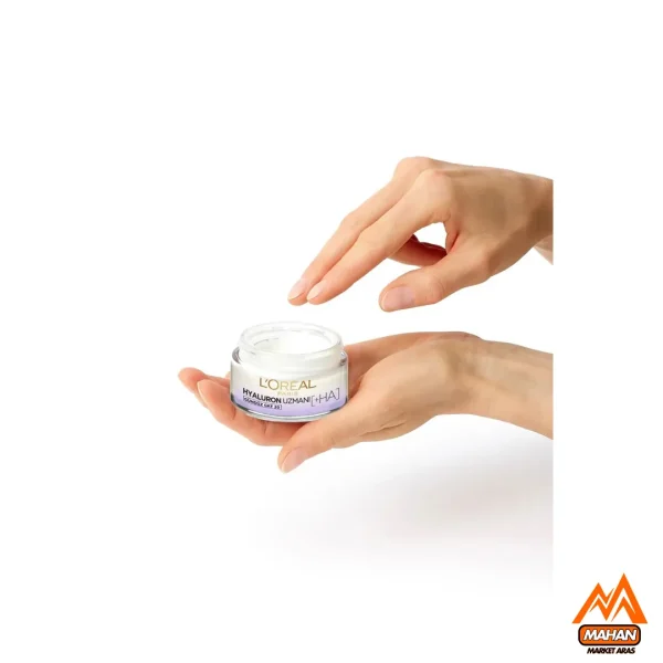 کرم روز آبرسان و ضد چروک لورال حاوی هیالورونیک اسید لورال L'oreal مدل Hyaluron Expert با SPF20 حجم 50 میل - Image 3