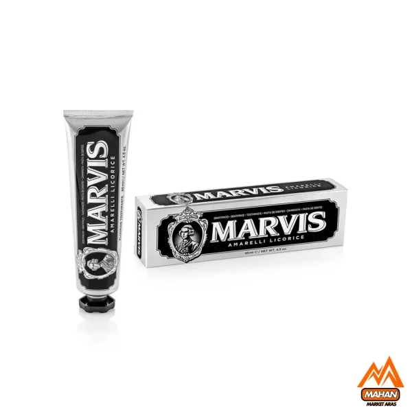 خمیردندان مارویس MARVIS مدل Amarelli Licorice Mint حجم 85 میل - Image 4