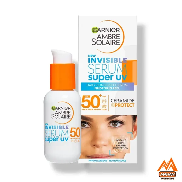 سرم ضد آفتاب گارنیر Garnier مدل Invisible Super Uv با SPF50 حجم 30 میل - Image 5