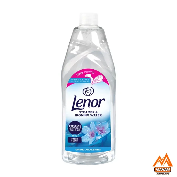 مایع اتو لنور LENOR خوشبو کننده و افزایش دهنده اتو پذیری لباس رایحه Spring Awakening حجم یک لیتری