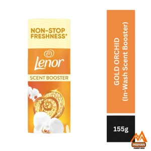 خوشبو کننده لباس لنور Lenor با رایحه ارکید طلایی حجم 155 گرم