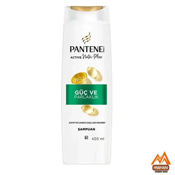 شامپو تقویت و درخشان کننده پنتن PANTENE مدل Guc Ve Parlaklik حجم 400 میل