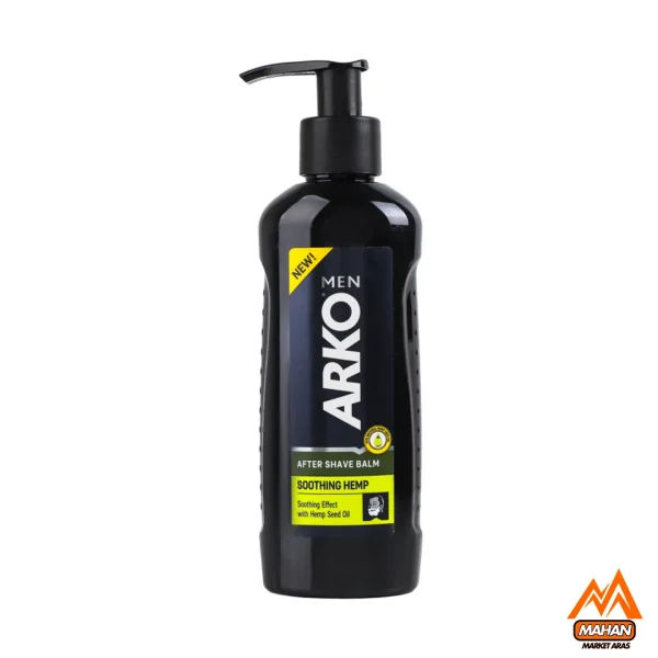 افترشیو بالم بعد از اصلاح آرکو Arko مدل Soothing Hemp حجم 200 میل