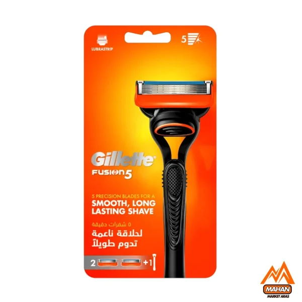 خودتراش مردانه 5 لبه ژیلت Gillette همراه با ۲تیغه‌ یدکی