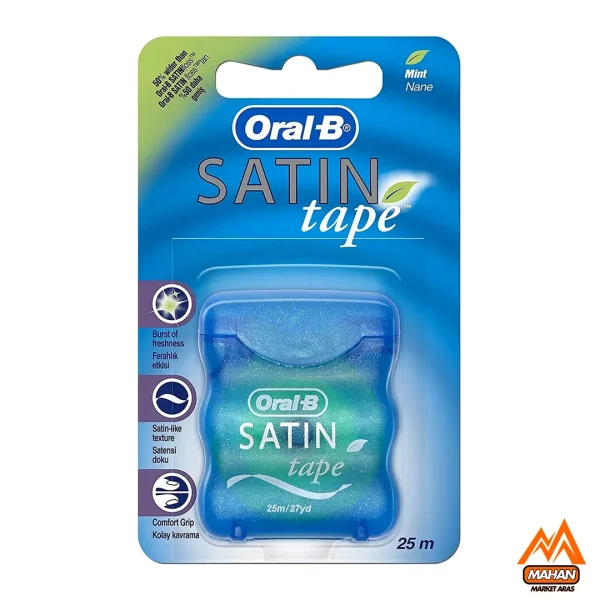 نخ دندان اورال بی Oral-B مدل Satin Tape طول 25 متر