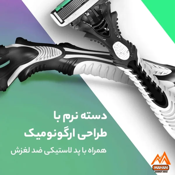 خودتراش مردانه 6 لبه دورکو Dorco مدل Pace 6 بسته 3 عددی  - Image 7