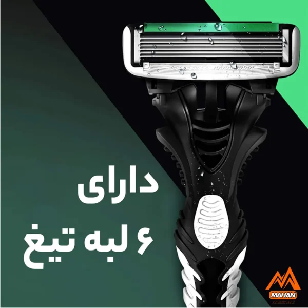 خودتراش مردانه 6 لبه دورکو Dorco مدل Pace 6 بسته 3 عددی  - Image 9