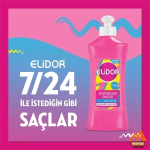 کرم مو ضد الکتریسیته الیدور Elidor مدل Elektriklenme Önleyici حاوی روغن آرگان و عسل حجم 265 میل