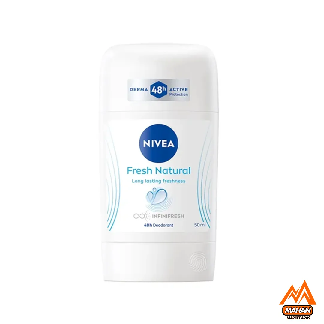 استیک ضد تعریق زنانه نیوا NIVEA مدل FRESH NATURAL حجم 50 میل