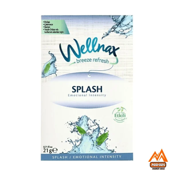 خوشبو کننده و ضد بید کمد لباس ولناکس Wellnax مدل Splash حجم 21 میل