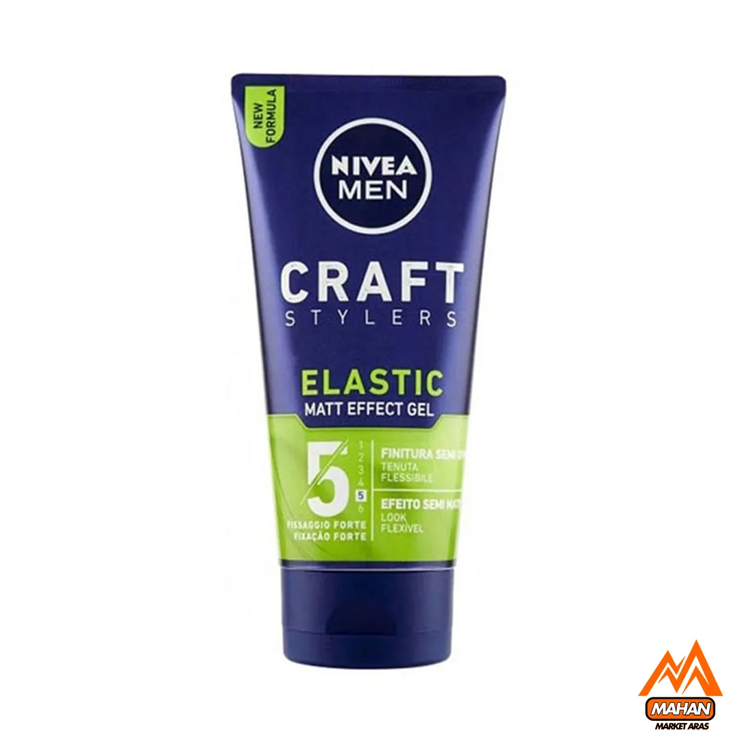 ژل حالت دهنده مو نیوآ Nivea مدل Elastic Matt Effect Gel شماره 5 حجم 150 میل