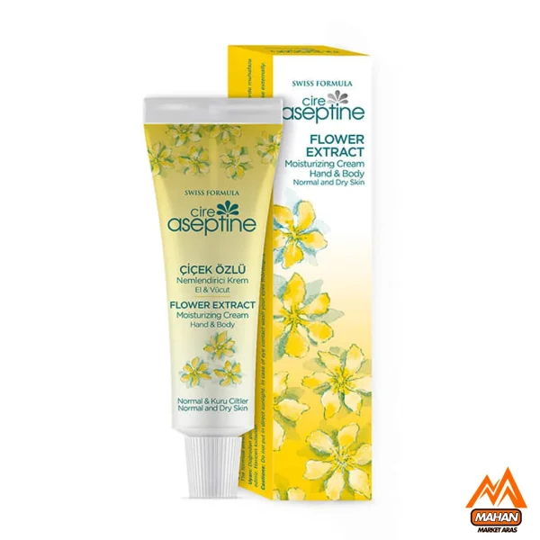 کرم مرطوب کننده صورت آسپتین Aseptine مدل Flower Extract حجم 30 میل