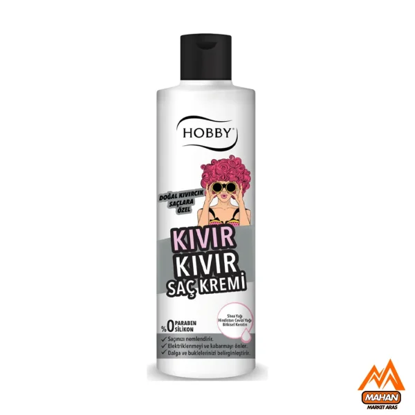 کرم مو فر و مجعد هوبی Hobby حجم ۲۳۰ میلی لیتر