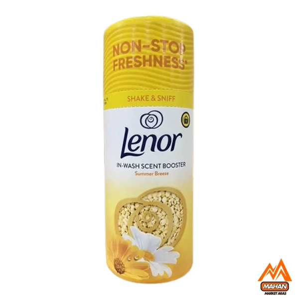 خوشبو کننده استوانه ای لباس لنور Lenor با رایحه نسیم تابستانی حجم 155 گرم