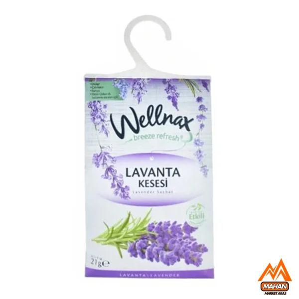 خوشبو کننده و ضد بید کمد لباس ولناکس Wellnax مدل Lavanta Kesesi حجم 21 میل - Image 2