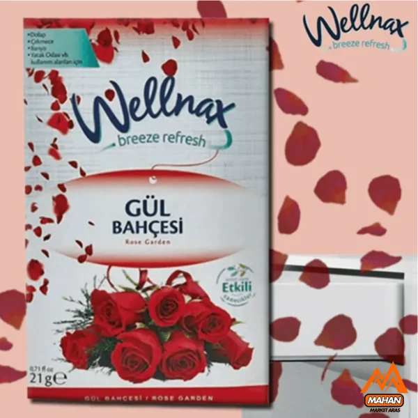 خوشبو کننده و ضد بید کمد لباس ولناکس Wellnax مدل Gül Bahçesi حجم 21 میل - Image 3