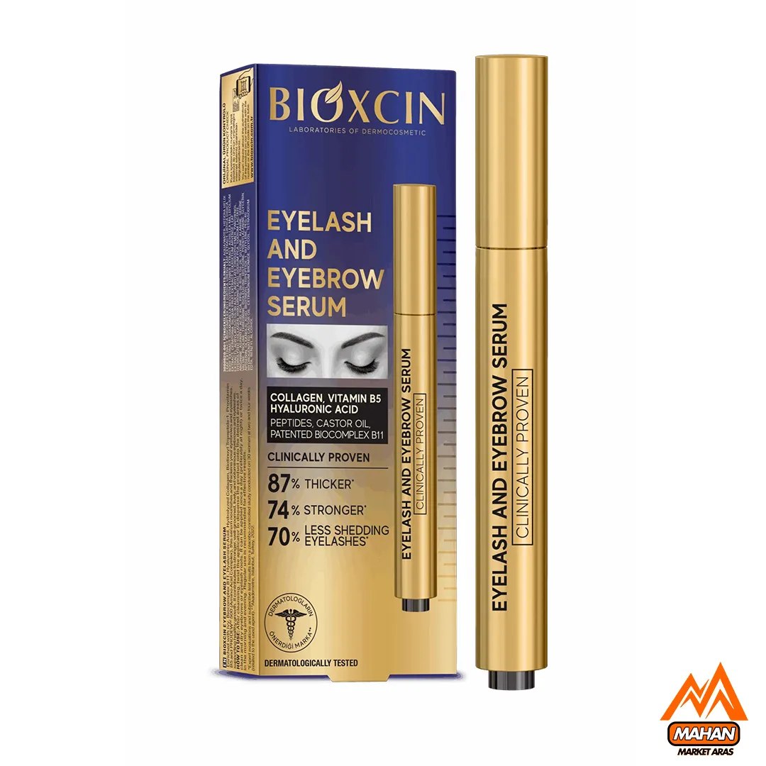 سرم تقویت ابرو و مژه بیوکسین Bioxcin Eyebrow & Eyelash Serum