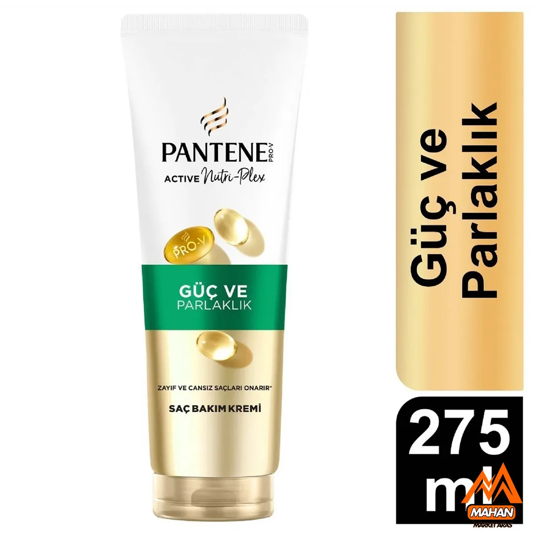 کرم مو پنتن PANTENE مدل Guc ve Parlaklık مناسب موهای ضعیف و کدر حجم 275 میل - Image 2